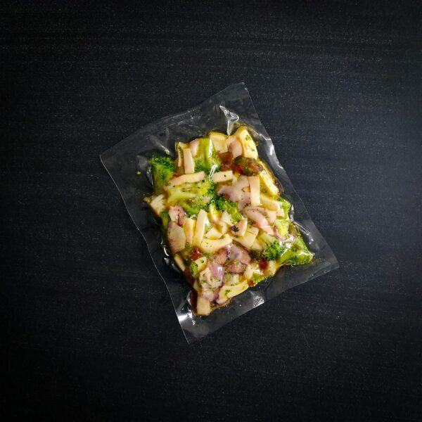 Insalata di seppia broccoli e limone