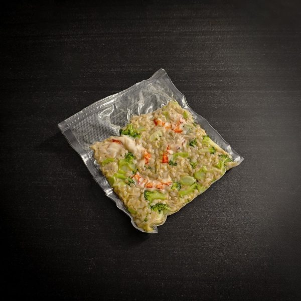 Orzo con gamberi broccoli e lime